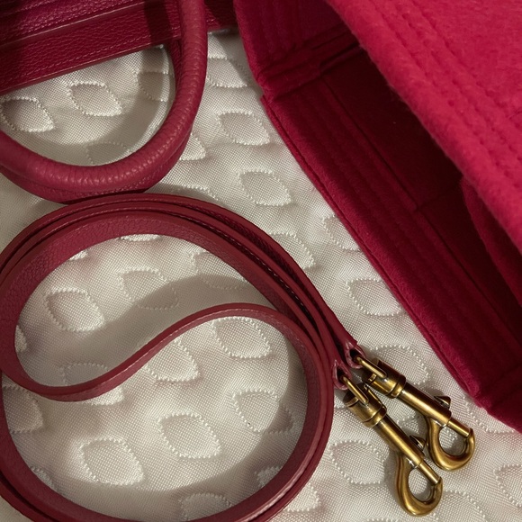 (SOLD)CELINE Nano Luggage Fuchsia Drummed Calfskin - Picture 5 of 6